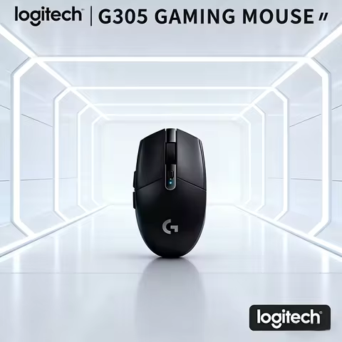 Logitech G304/G305 Wireless Gaming Mouse, LIGHTSPEED Lag-Free, HERO 12K, 6 Buttons, 250 Hours Batter