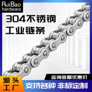 304 Stainless Steel Chain 4 Points 08B5 Points 10A6 Points 12A3cm 16A3 Points 06B Industrial Transmi