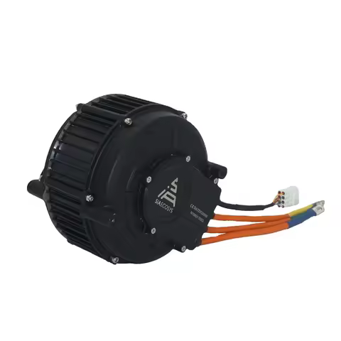 QS MOTOR QS165 V2 35H 5000W 72V 100KPH IPM PMSM QS MOTOR Mid Drive Motor Belt Pully