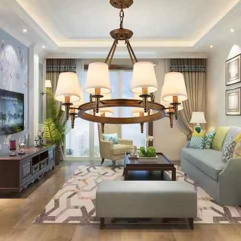 Mid century chandelier Black Vintage Chandelier Bedroom Kitchen island Chandeliers E14 candle chande