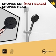 Diiib Shower Set Matt Black | Shower Head | Hose | Lift Bar | Shower Valve [ 304 Stainless Steel, Ea