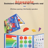 【BMSG】 Magnetic Fraction Learning For Kids - -Fold Educational Math Disc With Visual Partitioning Pu