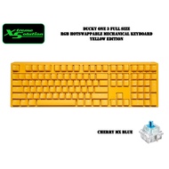Ducky One 3 Yellow Edition - 108 Keys RGB Hotswappable Mechanical Keyboard | Cherry MX Switches