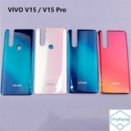Back Battery Cover Glass Housing Rear Door Panel For Vivo V15 / V15 Pro Back Battery Cover
