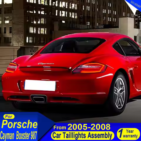 Car Tail lamp for Porsche Cayman Boxster 987 LED Taillight 2005 2006 2007 2008 987.1 Rear Fog Brake