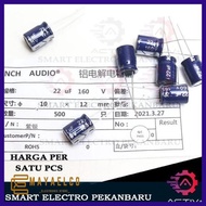 ORIGINAL CAPACITOR ELCO NCH AUDIO 22uF 160V CAPXON 22 uF 160 V Elco