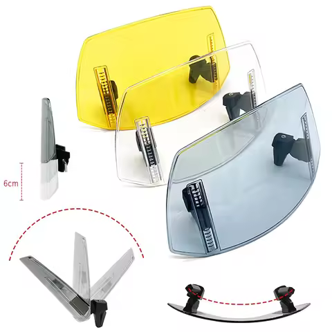 SR4MAX SR150GT Motorcycle Windshield Extension Adjustable Clip-On Heightened Windscreen Spoiler Fit 