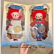 紀念版 全新盒裝 12吋 美國古董玩具 1996 raggedy Ann &amp; Andy 絕版玩具 布偶 安娜貝爾 娃娃