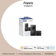 Aqara Smart Video Doorbell G4 (Intl Black Version). Works with Apple Homekit, Google Home. Wifi. Bat