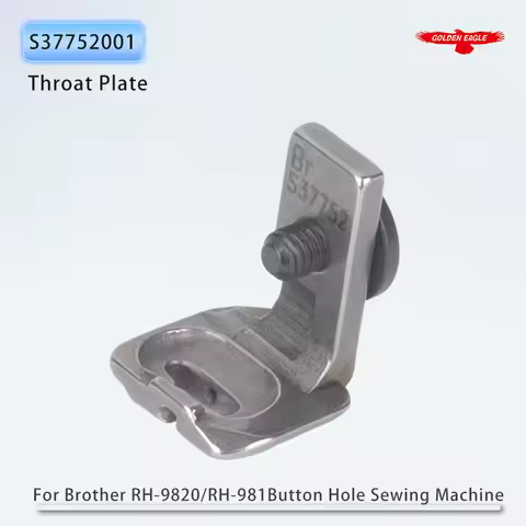 S37752001 Throat Plate 1.8-J Fit BROTHER RH-9820, RH-981 Eyelet Buttonhole Sewing Machine