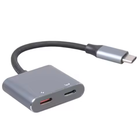 Highly Speed Type C To AR Glasses Charging Adapter For XREAL AIR/2 Glasses And Charging; Supports 10