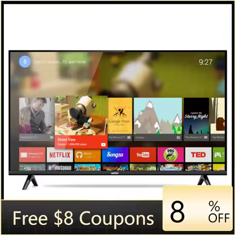 XMSJ Weier 4K Android TV OEM Smart TV 50 55 65 Inch UHD 24 32 40 43 Smart TV LED Televisions