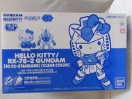 HELLO KITTY RX-78-2 鋼彈 SD EX-STANDARD 凱蒂貓 透明版