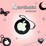Apple Keychain Logo Simple And Elegant Design Minimal Style For Car Keys House Premium Gift [3D Prin
