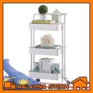 3 Tier Trolley Home Storage Racks Office Shelves Kitchen Rack | Rak Tempat Letak Barang Dapur | Rak 