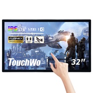 TouchWo 17 18 22 24 27 32 inch Touchscreen Monitors 16:9 IPS 1080P HdmiWiFi and Built-in Speakers  A