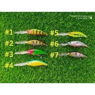 UMPAN CASTING TROLLING MINOW AFISH LURE ORIGINAL KEMASAN BOX 13CM