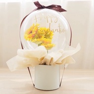 氣球花束禮盒(向日葵款)_畢業禮/情人節禮物/生日禮/開幕禮