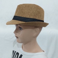 Floppy Beach Summer Hat Cool Imported Panama Fedora Hat for Toddlers and Kids