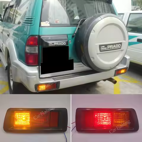 Rear Bumper Reflector Tail Light For Land Cruiser Lc90 3400 Fj90 Fj95 2700 1996 1997 1998 1999 2000-