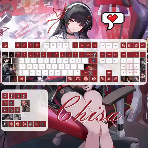 MAIMOOO Chisaki Keycap ちさきAnime & Game Character DIY Personalized Wuthering Waves ISO ANSI Layout Ke