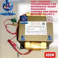 🔥ORIGINAL TRANSFORMER FOR MICROWAVE PANASONIC SHARP TOSHIBA AND MEDIA (800W)🔥