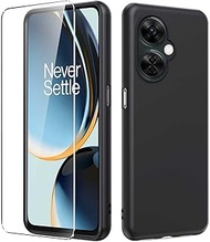 Compatible for OnePlus Nord N30 5G Phone Case with Screen Protector, Soft TPU Silicone Case Shockpro