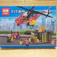 Brick block building City Cities Fire Response Unit 02046 Lepin