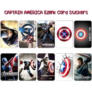 (Local Seller) Captain America Superhero Ezlink Card Stickers