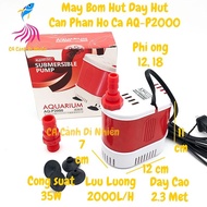 Máy bơm hút đáy AQUAWINGS AQ-P2000 35W bơm chìm hút cặn 360 độ hồ cá AQP2000