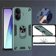 Armor Shockproof Case For VIVO IQOO Z10R Magnetic Stand Holder Cover For Iqoo Z10R Silicona + PC Bra