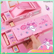DAPHNE-HOME Pencil , Double Layer Double Password Lock Mechanism Pencil Box, Astronaut Design Plasti