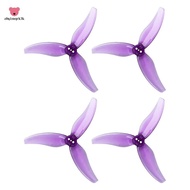 2Pair 3630 3-Inch Propeller 3-Blade PC Prop Propellers 1.5mm Center Hole for 2004KV Brushless Motor 