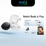 Redmi Buds 6 Play | Super Lightweight TWS Earbuds | Bluetooth 5.4 | Touch Control | 36 Hours Battery