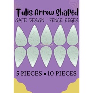 Tulis Arrow Shape Steel • Gate Design • Gate Accessories • Fence Edges • Sold by • 5 pcs • 10 pcs