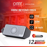 OMNI BEYOND OB2S 1.6 Inch Full Range Surround Center Speaker 1.6" Tweeter Dashboard Car Audio