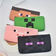 日本 MINECRAFT 我的世界 STEVE ENDERMAN CREEPER 主題帆布 筆袋