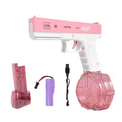 Electric water gun toys Large capacity water gun 32 feet (about 9.8 meters) range squirt gun, water 
