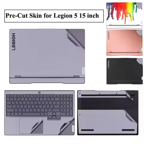 Pre-Cut Laptop Vinyl Sticker Film Skin for Lenovo Legion 5 15 Gen 10 9 8 7 6 15IRX10 15IRX9 15ABR8 1