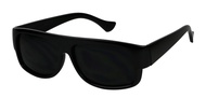 Rectangular Dark Lens Sunglasses UV Protection Spring Hinge Classic Eazy E Old School Flat Top