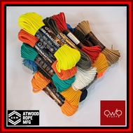 Atwood USA - Plain Colors- Paracord 550 - 10ft Length