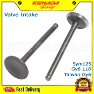 VALVE INTAKE For Gy6 110/125 Sym125 Jet125 Mz125 Power 125 Taiwan Gy6  Nitro / Comel Karisma 125