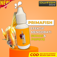 (PRIMAFISH) Obat Ikan Dropsy Siknas Sisik Nanas Popeye Ikan Cupang Hias Halfmoon Avatar Blue Rim Gia