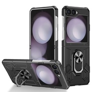 Luxury Armor Shockproof Phone Case for Samsung Galaxy Z Flip 6 5 4 3 2 7 5G Flip 7 Flip6 Flip5 Flip4