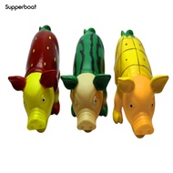 Stress Relief Toy Adorable Fruit Pig Squeeze Toy for Stress Relief and Desktop Decoration Fun Animal Doll Squishy for Party Favor 2-in-1 Creative Decompression Toy