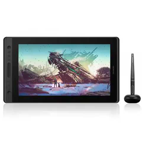 Battery-free 120% SRGB HUION KAMVAS Pro 16 Digital Drawing Graphic Tablet With Screen