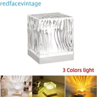 REDFACEVINTAGE Ocean Waves Projector Light, 16 Colors Light Dynamic Wave Effect Water Ripple Crystal