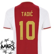 Ajax 22/23 Stadium Home Jersey + Tadic Nameset & Eredivisie Sponsor