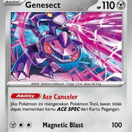 ORI Pokemon TCG Genesect Card Ace Canceler Ace Spec Card ID Indonesia H Staple Poke