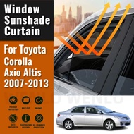 For Toyota Corolla Axio Altis 2007-2013 Magnetic Car Sunshade Shield Front Windshield Frame Curtain 